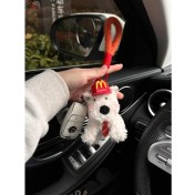 Resim OEMG 1 Adet Karikatür Çanta Çekicilik Anahtarlık Sevimli Iyi Şanslar Hediye Peluş Oyuncaklar Bebekler (Yurt Dışından) 