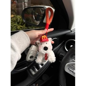 Resim OEMG 1 Adet Karikatür Çanta Çekicilik Anahtarlık Sevimli Iyi Şanslar Hediye Peluş Oyuncaklar Bebekler (Yurt Dışından) 