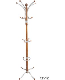 Resim Tolunay Portmanto Ayaklı Askılık - Palmiye Model 