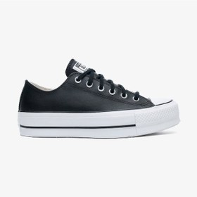 Resim Converse Chuck Taylor All Star Leather Platform Unisex Siyah Sneaker 026 561681c Siyah 