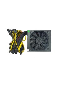 Resim Olko 2000 W POWER SUPPLY 16xPCI-E(6+2Pin), MINING 1x20+4p/8xSata/96+PLATINUM (MK-2000SP) 