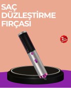 Resim shopwave Hacim Veren ve Saç Elektriklenmesini Önleyen Sıcak Hava Fırçası 