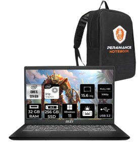 Resim MSI Modern 15 F13MG i5 1335U 32GB 256GB SSD 15.6\ FHD 60Hz W11H Taşınabilir Bilgisayar & PER4 ÇANTA 