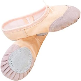 Resim GALPADA 1 Çift Çocuk Bale Ayakkabıları Tek Bale Çocuklar Bale Ayakkabıları Bayanlar Düz Ayakkabı Rahat Dans Ayakkabıları Çocuklar Için Terlikler Kedi Pençesi Ayakkabı Polyester Kız Özlemek 