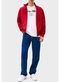 Resim Tommy Hilfiger Erkek T Shirt Mw0mw33691 Ybr Beyaz Beyaz 