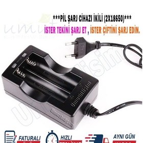 Resim Narita Nrt-825 2000 Ma Li-On 2x18650 Pil Şarj Cihazı 2X18650 Pil 