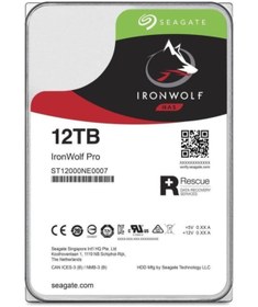 Resim Seagate 12tb Ironwolf Pro Nas 3.5" 7200r 256mb St12000ne0008 