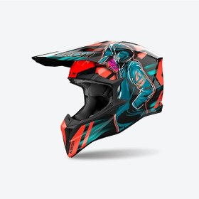 Resim Airoh Wraap Cyber Gloss Kask Turuncu 