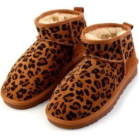 Resim Taba Leopar Leather Kadın Bot & Bootie K02422008001 Taba 
