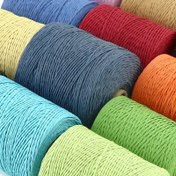 Resim 300M/Rolü Çift Yönlü Kağıt İpi Küçük Raffia Kağıt İpi DIY El Yapımı Çantalar Güneş Şapkası Şapka Dokuma İpi Hediye Kutusu Çiçek Paketi El Yapımı 