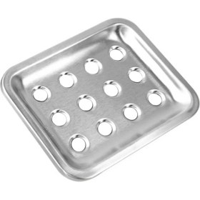Resim Xinh 1 Adet Soap Çanası Paslanmaz Çelik Kare Çift Katmanlı Sabun Tepsisi Tutucu Süzgeç Banyo Otel Mutfak | Sabun Yemekleri (Yurt Dışından) 