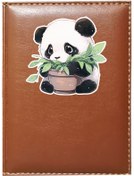 Resim promosyon denizi PROMOSYON DENİZİ SEVİMLİ PANDA 1 GÖRSELLİ TABA RUHSAT KABI 