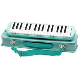 Resim Allians 32 Tuş Pastel Yeşil Melodika, Taşımalı ve Çantalı, Çocuklar İçin Keyifli Müzik 