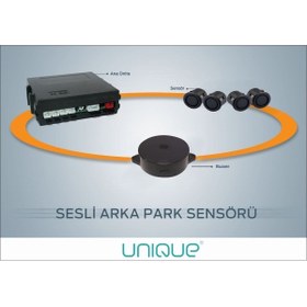 Resim Unique ® Park Sensörü Ses Ikazlı Tip 19 Mm Siyah Sensör 