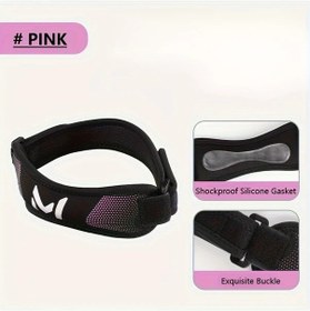 Resim Dashanshop Pınk Silikon Dizlik Ayarlanabilir Patella Koşu Basketbol Tenis Pembe 