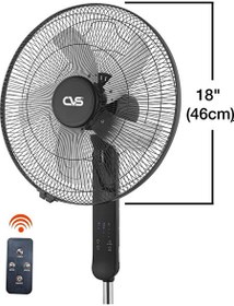 Resim CVS 18" Sanayi Tipi Uzaktan Kumandalı Vantilatör 