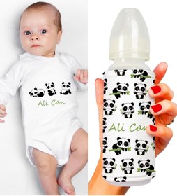 Resim Ejoya Kişiye Özel Zıbın Ve Biberon Bebek Hediye Seti 110160 