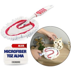 Resim Alva Microfiber Ergonomik Toz Alma Püskülü 715800 