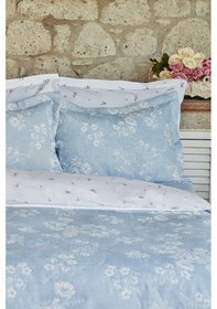 Resim Karaca Home Charleen Çift Kişilik Yatak Örtüsü Mavi 200.22.14.0447 