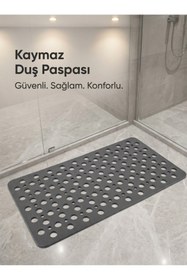 Resim MappleHome Vantuzlu Silikon Bubble Banyo Paspası Duş Kaydırmazı 36x66 Vantuzlu Banyo Paspası 