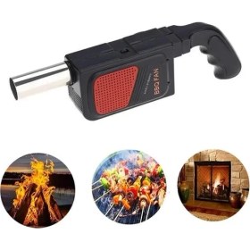 Resim Uravas Store Sunup Barbekü Fan Taşınabilir Hava Üfleyici 