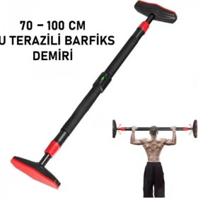 Resim Marsilyan Su Terazili Barfiks Demiri 70-100 cm 