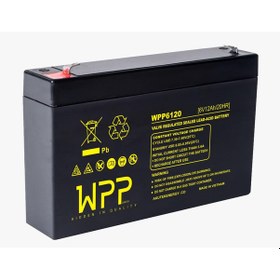 Resim Akülü Araba Aküsü Kuru Tip Bakımsız 6 Volt 12 Amper--10-- 