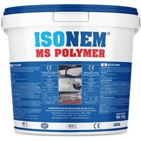 Resim Isonem Ms Polymer %300 Elastik Su Yalıtım Malzemesi Beyaz 5 Kg 