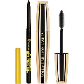 Resim Loreal Maskara Volume Mıllıon Lashes+Maybelline Kajal Göx Kalemi 