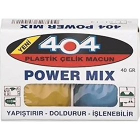 Resim 404 Power Mıx Plastik Çelik Macun 