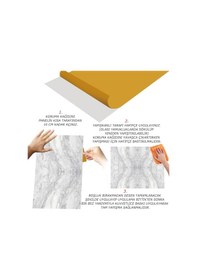 Resim Tink Kendinden Yapışkanlı Gri Ağ Desenli Pvc Panel 41x62 Cm 