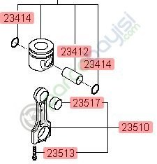 Resim Kia Sportage Piston Pim Orjinal | 234102F904 