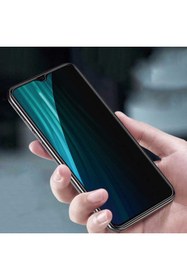 Resim Fibaks Xiaomi Redmi Note 7 Uyumlu Tam Kapatan Hayalet Ekran Koruyucu Gizli Cam 