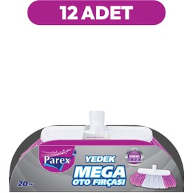 Resim Parex Mega Oto Fırçası Yedek (Sapsız) Onikili Paket 
