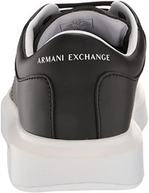 Resim Armani Exchange Armani Exchange Erkek, Basic, Back Extended logo, spor ayakkabı, siyah Spor Ayakkabı Erkek 