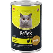 Resim Reflex Plus Pate Sterilised Tavuklu Kısırlaştırılmış Kedi Konservesi 400 Gr 