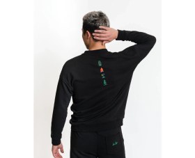Resim Luo Camp Sweatshirt 02 - Black Erkek Eşofman Üst 