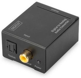 Resim DS-40133 Digital <-> Analog Ses Sinyali Çeviricisi, metal şasi, güç adaptörlü 
