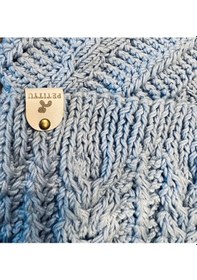 Resim Elörgüsü Atkı Bere Set 1-3 Yaş Açık Mavi 