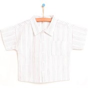 Resim HelloBaby Basic Erkek Bebek Çizgili Cepli Gömlek Erkek Bebek 23YHLBEGMK004002 