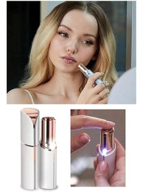 Resim KAKTÜS JACK Epilasyon Yüz Çene Işıklı Kıl Tüy Alma Mini Cep Epilasyonu Kadın Mini Traş Makinesi Pilli 