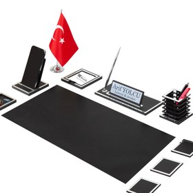 Resim Makroofis Asel Sümen Takımı 10 Parça Siyah Full Set 