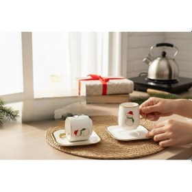 Resim Acar 06595 Kahve Fincanı Leone 2'li Çok Renkli 