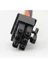 Resim 6 Pin 4 Pin Molex Sata Power Pci-E Ekran Kartı Kablosu 