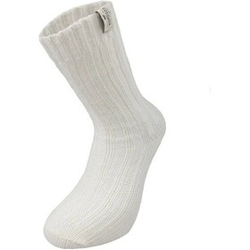 Resim Nordsox Bolero Alpaka Yünlü Kadın Kışlık Çorap Ekru 