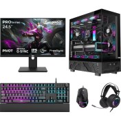 Resim Dragos DRX7699 Ryzen 5 5600 32GB 1tb Nvme 16GB RTX5060TI 24.5 Inç 200Hz 1ms Oyuncu Hazır Sistem 