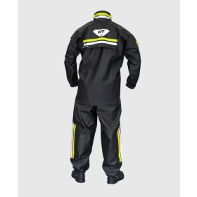 Resim Motoanl Reflektörlü Özel Kesim 0,40MM Kalın Yağmurluk Takım Su Geçirmez Pvc Yağmurluk Air Ventilation 