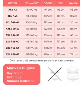 Resim Büyük Beden Cep Detaylı Desenli Beli Lastikli Uzun Kesim Etek 302289 - 50 - 52 / Lacivert 
