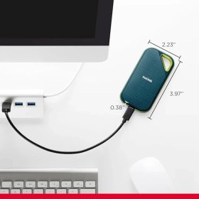 Resim Sandisk Sandısk Extreme Pro Taşınabilir SSD 2tb (2000MB/S'YE Kadar Okuma/yazma Hızları, 256 Bit Aes Donanım Şifreleme, Üç Metreye Kadar Düşme Koruması, IP65 Suya ve Toza Dayanıklılık) Monterey 