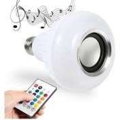 Resim Chermik Pratik Kullanım Music Bulb Bluetooth Hoparlör Akıllı Led Ampul Lamba 